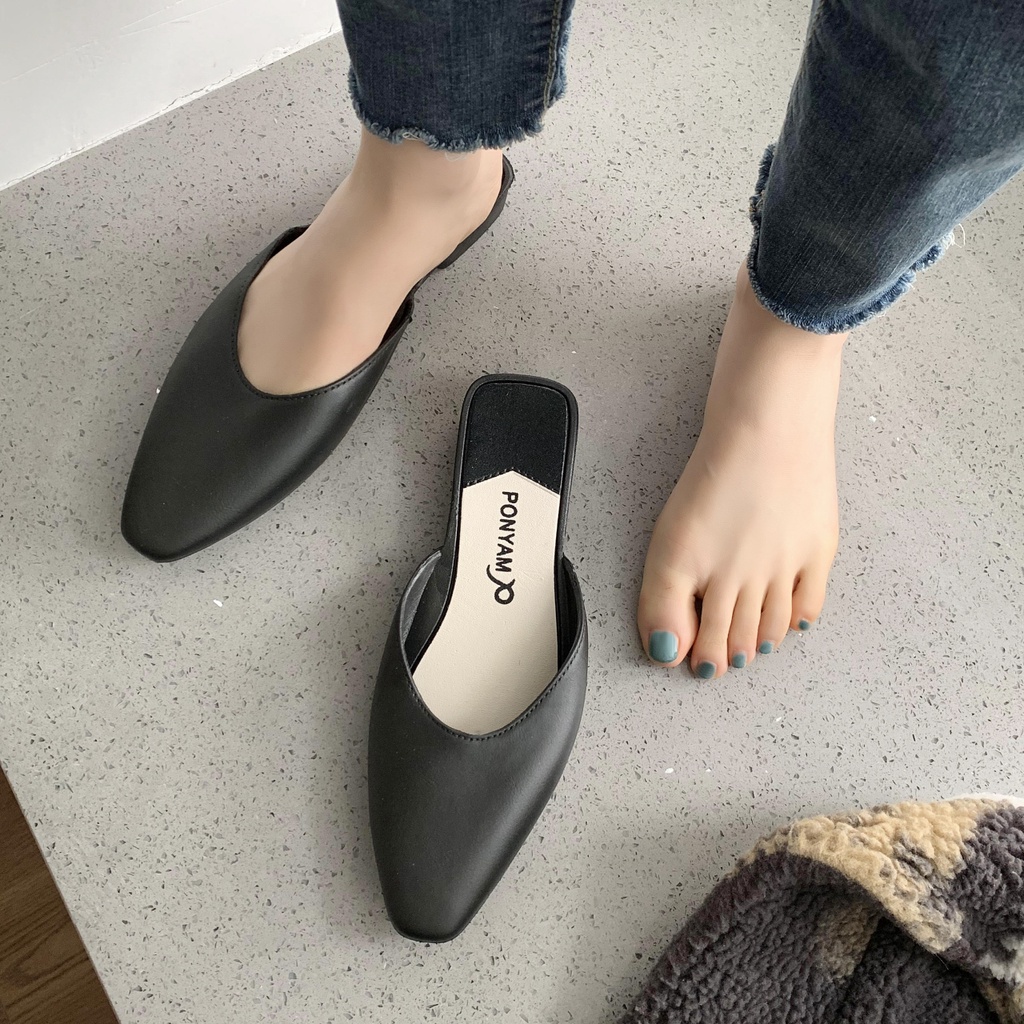 Giày Cao Gót Da Mũi Nhọn Thời Trang Cho Nữ