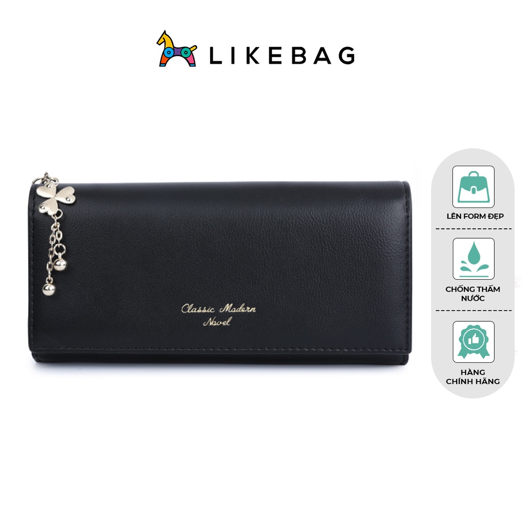 Ví nữ cầm tay dáng dài LIKEBAG cao cấp chính hãng T8806-134 - LIBAGI