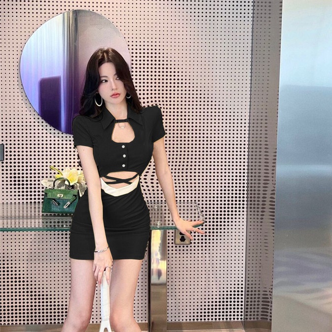 Đầm Thun Polo Dáng Ôm Gợi Cảm Cho Nữ