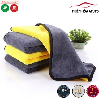 Khăn lau xe, lau kính ⚡️[XẢ HÀNG]⚡️( Siêu Mịn , Đa Năng ) kích thước 35*75 rửa sạch mọi vết bẩn