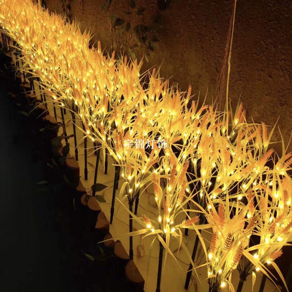Đèn bông lúa đèn led lúa mạch  trang trí ban thờ,sân vườn  tiểu cảnh lối đi chiếu sáng nhà hàng,quán cafe, công viên