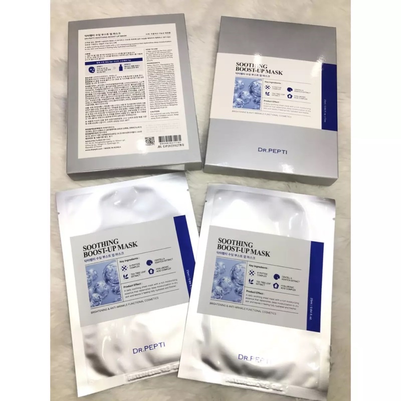 Mặt Nạ Dưỡng Trắng Da Dr.Pepti Soothing Boost-up Mask