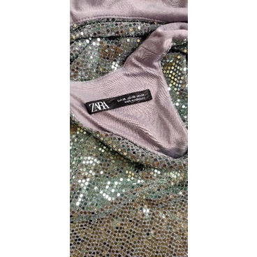 Đầm Zara Authentic Sequin sz Xs