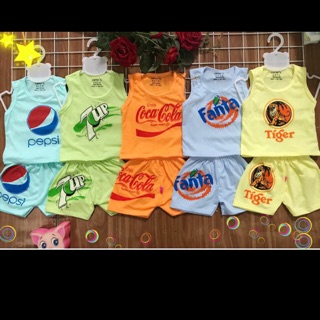Combo 25 bộ ba lỗ đùi cotton cho bé