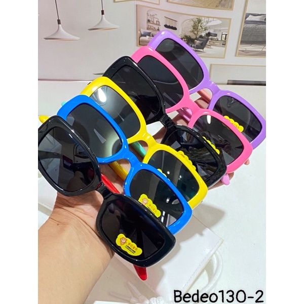 Kính mát cho bé gọng dẻochống UV400, thiết kế mắt tròn dễ đeo, màu sắc thời trang