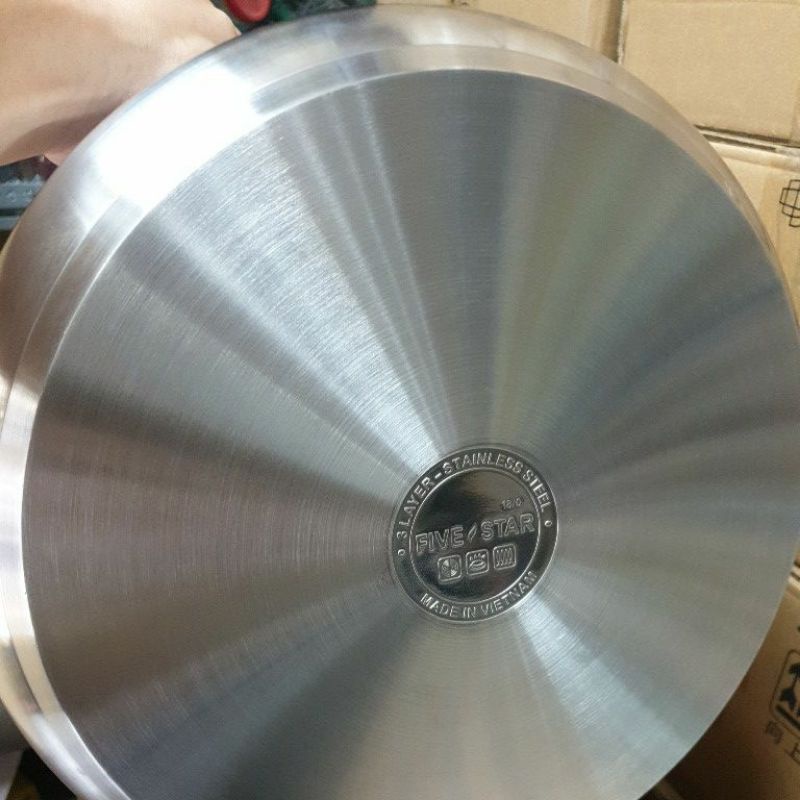 Nồi INOX Luộc Gà 3 Đáy Cao Cấp Five Star 26-28-30-32-36