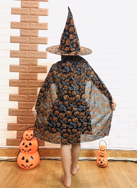 Bộ choàng phù thủy kèm mũ hoá trang cosplay HALOWEEN loại xịn dày đẹp | BigBuy360 - bigbuy360.vn