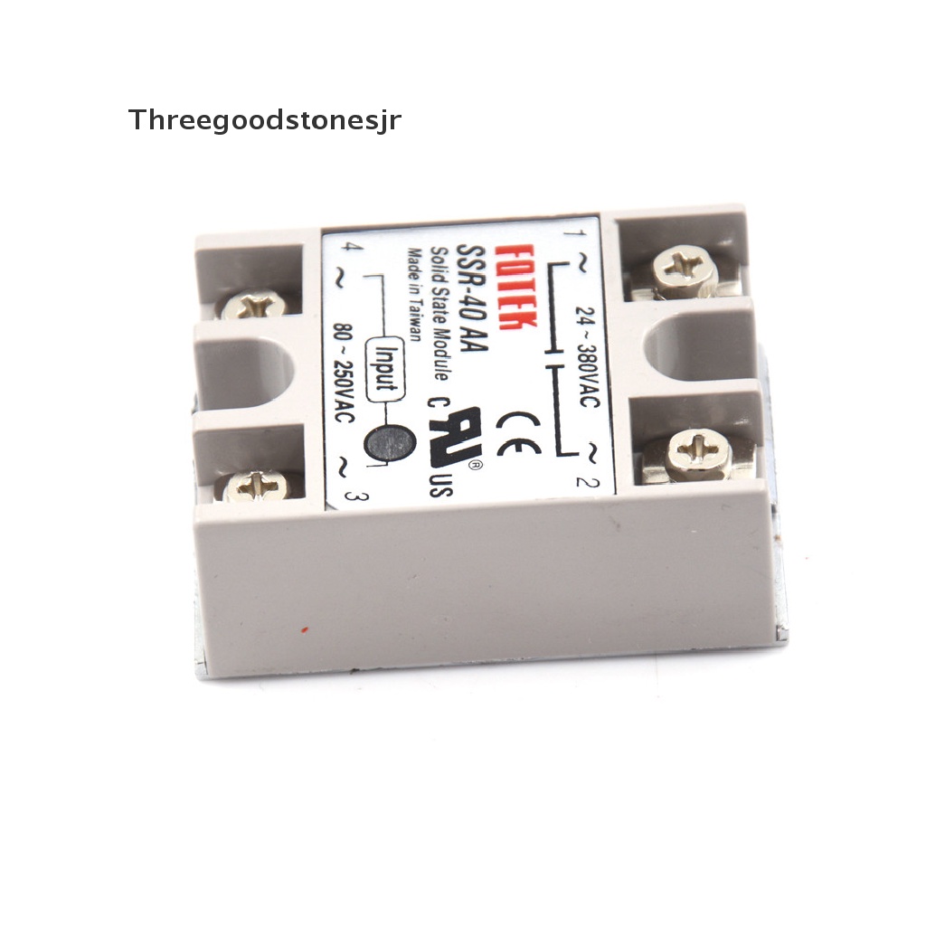 Rơ le chuyển mạch điện tử không tiếp xúc TGS SSR-40AA-H 40A 80-250V AC TO 90-480V AC SSR 40AA JR