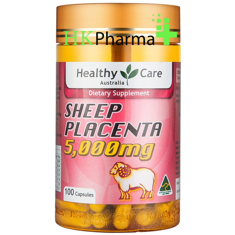 Nhau Thai Cừu Sheep Placenta 5000mg 100 Viên