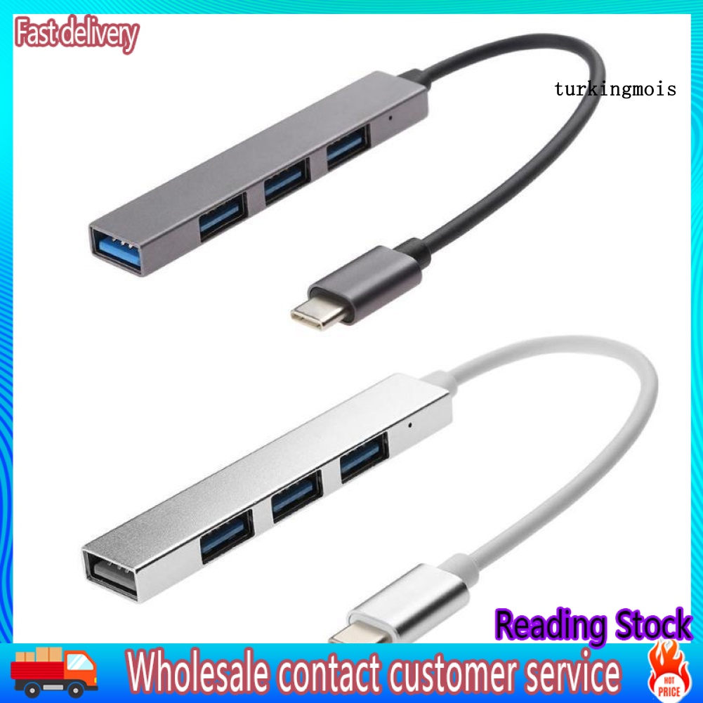 Bộ Chia 4 Cổng Usb Type C Nhỏ Gọn Tiện Dụng