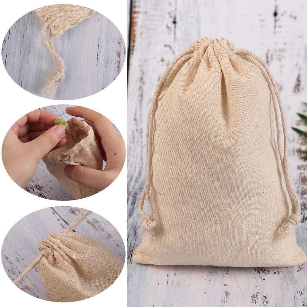 .Túi Cotton Lanh Đựng Trái Cây / Rau Củ Quả Tiện Dụng