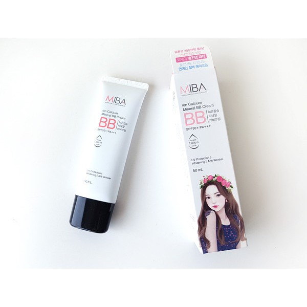 Kem BB Khoáng Chất Miba- Ion Jin Young BB SPF50+ PA+++ 50ml/ Unisex/ Hàn Quốc Nổi Tiếng
