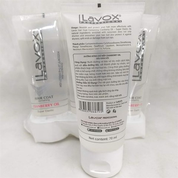 Dầu Dưỡng Làm Bóng Tóc 60ml Lavox Hair Coat Chính Hãng