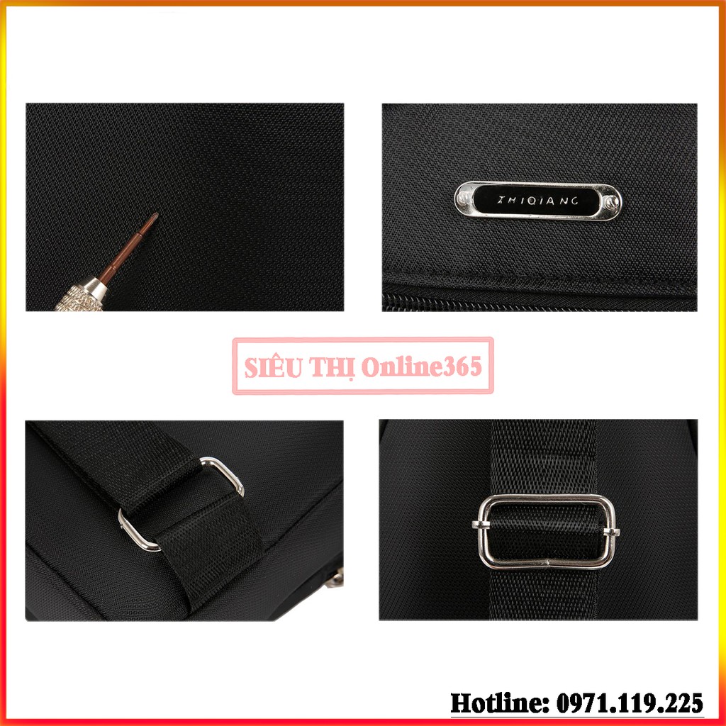 Túi Đeo Chéo Nam Thời Trang Canvas Đi Mưa Cao Cấp CN12 | BigBuy360 - bigbuy360.vn