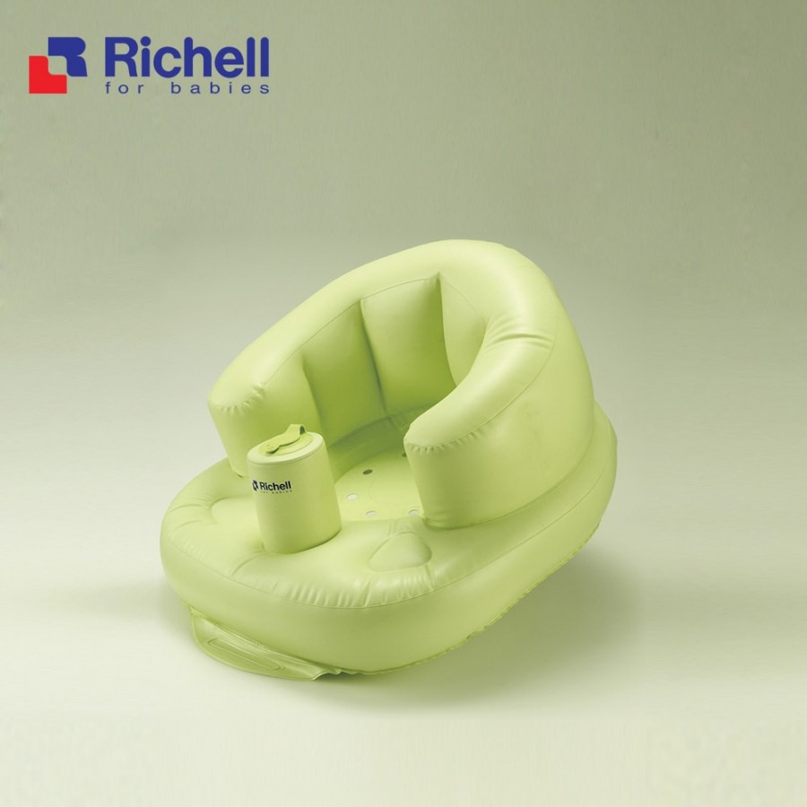 Ghế hơi cho bé ngồi tập ăn dặm Richell - RC98010 - ghe ngoi tap an cho be, có thể dùng như ghế ngồi chơi, ghế tắm cho bé