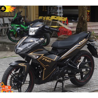 Tem trùm exciter 150 đen vàng rc hot nhất