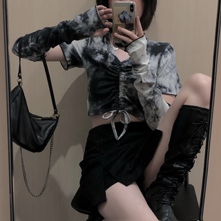 Áo croptop loang style ulzzang