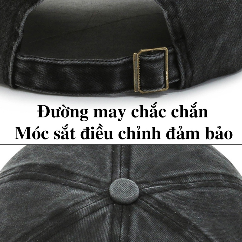 Mũ Lưỡi Trai Nam Nữ vải bò cao cấp Phong Cách MG01