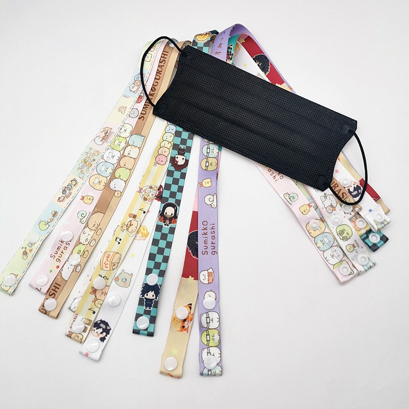 Y&amp;X Dây đeo khẩu trang cho bé, giữ khẩu trang chống thất lạc có hoạ tiết hoạt hình đáng yêu cho bé rất tiện dụng