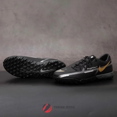 GIÀY ĐÁ BÓNG CHÍNH HÃNG NIKE PHANTOM GT2 ACADEMY TF - DC0803-008 - ĐEN/ĐỒNG