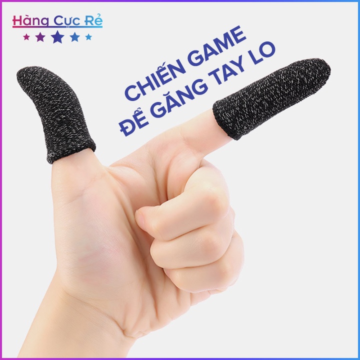 Găng tay chơi game - bao bọc ngón tay chơi game chống mồ hôi free fire pubg liên quân giá rẻ loại tốt