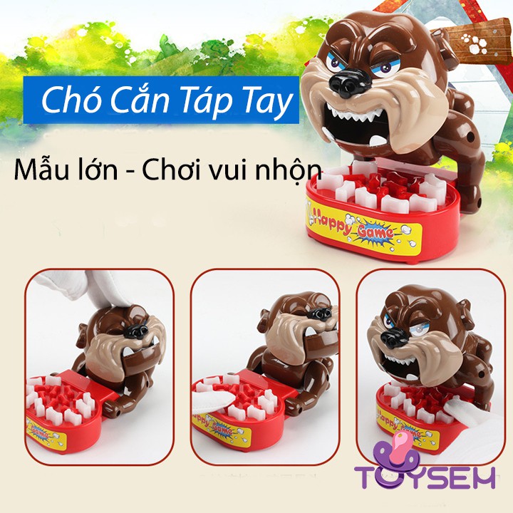 Đồ chơi chó cắn tay Toysem cho trẻ em từ 3 tuổi trở lên rèn luyện tính nhanh nhẹn cho bé - Quà tặng sinh nhật cho bé