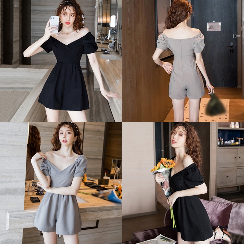 Jumpsuit Cổ Chữ V Khoét Sâu Thiết Kế Mỏng Quyến Rũ Thời Trang Mùa Hè Dành Cho Nữ | BigBuy360 - bigbuy360.vn