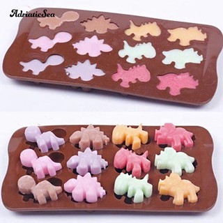Adria Dinosaur Baking Cake Cookie Muffin Candy Mold