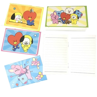 BTS BT21 RJ Sổ Tay Kiểu Dáng Hoạt Hình Bt21 Dễ Thương