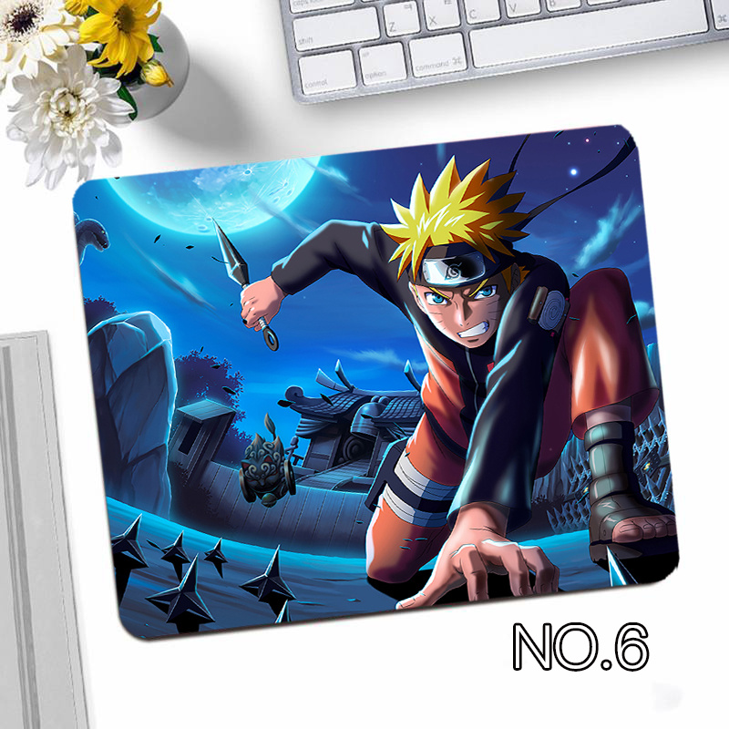 Tấm Lót Chuột Chống Trượt Họa Tiết Anime Naruto Độc Đáo