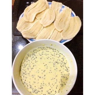 800gram Bột Chiên Chuối Ngô Khoai Kèm Mè Đen