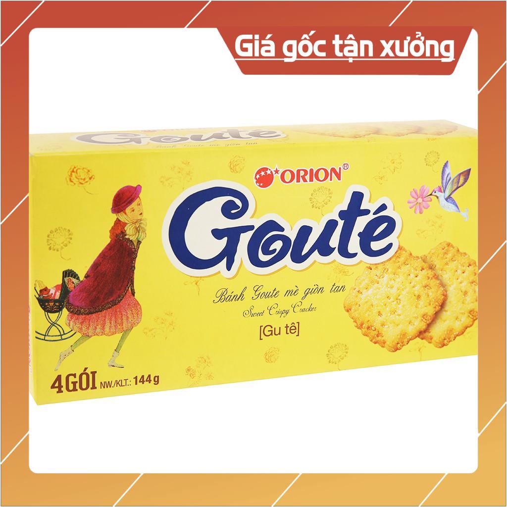 [ICLN9 giảm 5K cho đơn hàng 50k]  BÁNH GOUTE MÈ GIÒN TAN 144G (4 GÓI)