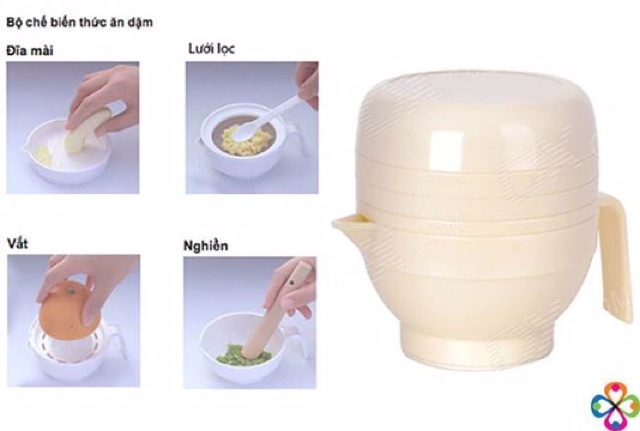 Bộ chế biến ăn dặm cho bé