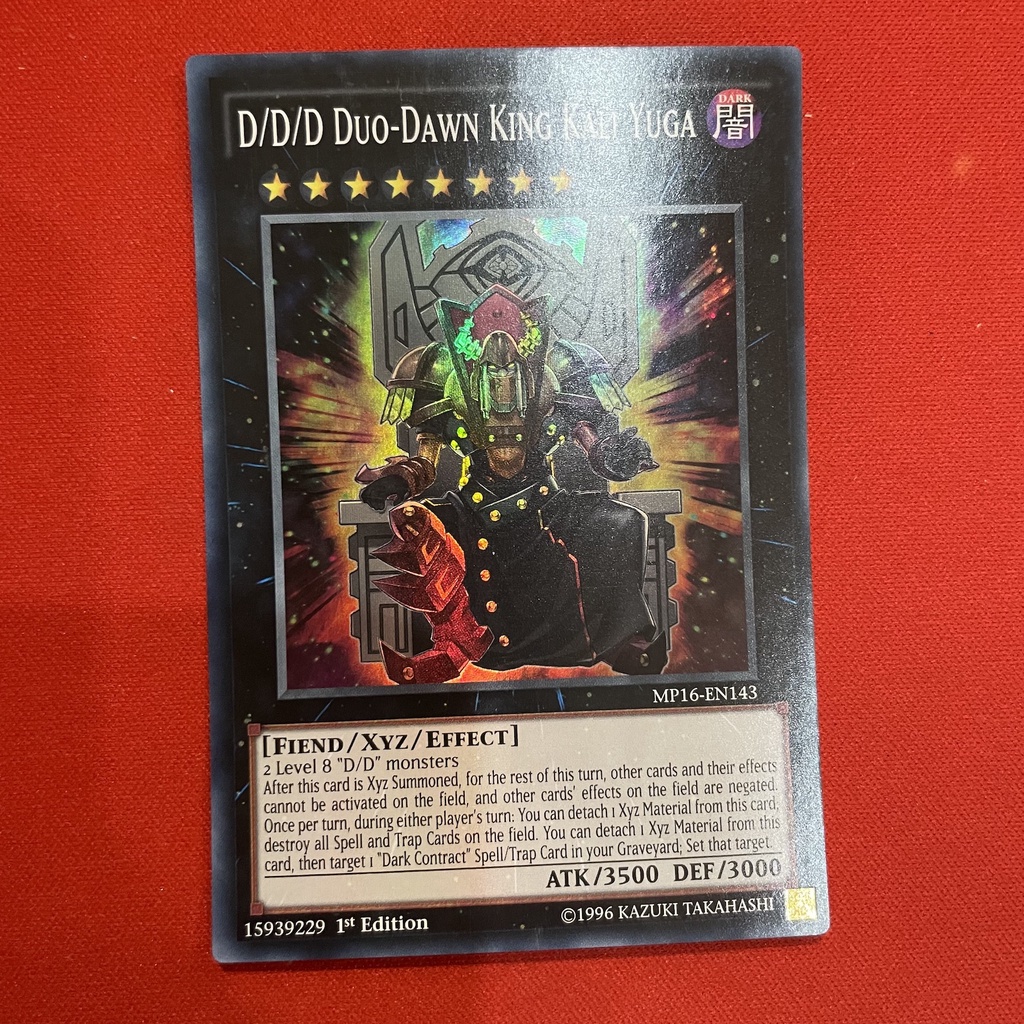 EN]Thẻ Bài Yugioh Chính Hãng] D/D/D Duo-Dawn King Kali Yuga