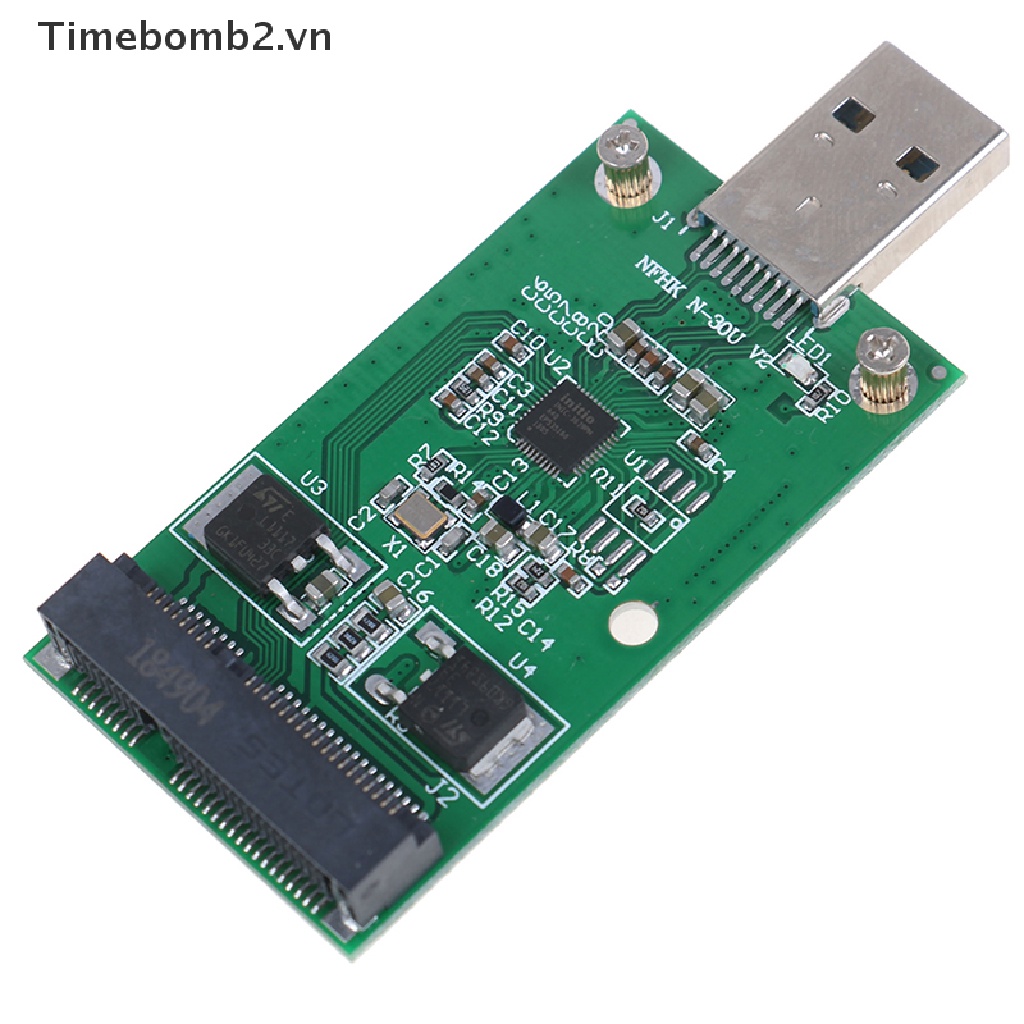 1 Thẻ chuyển đổi mở rộng USB 3.0 sang PCIE MSATA SSD PCBA Mini (time2) | BigBuy360 - bigbuy360.vn