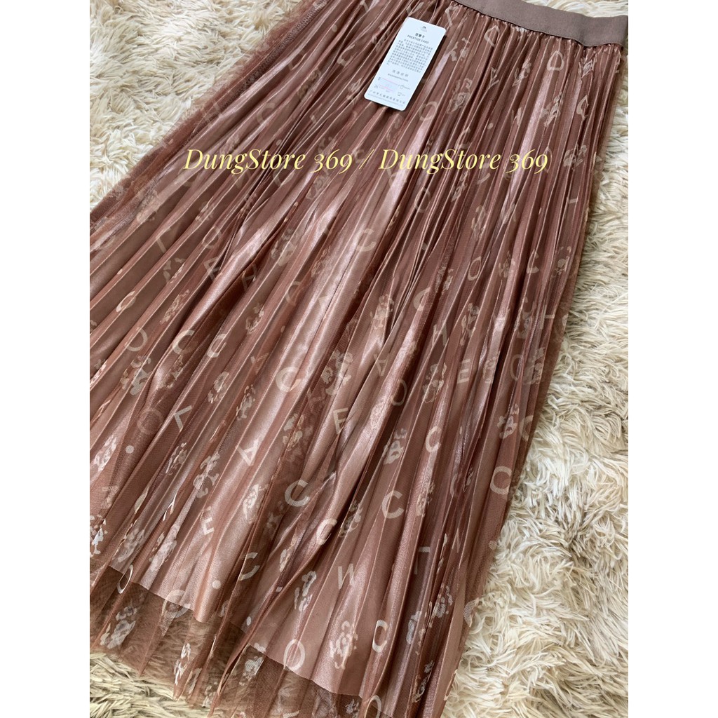 Chân Váy Xếp Ly Dáng Dài Họa Tiết Độc Đáo 2 Lớp Cao Cấp Freeship,Chân váy Nữ Thời Trang Đi Biển 2 Màu Mới Của Hè 2021 | BigBuy360 - bigbuy360.vn