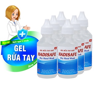 Gel rửa tay khô sát khuẩn Hadisafe 50ml không Gây Khô Hại Da Tay