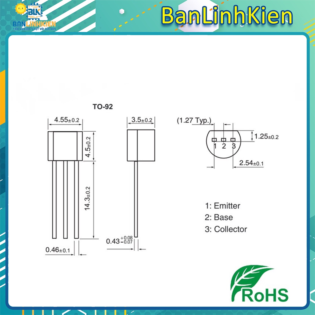 Bộ 10 transistor S8050 TO92/ SOT23 Trans NPN 0.5A 40V | WebRaoVat - webraovat.net.vn