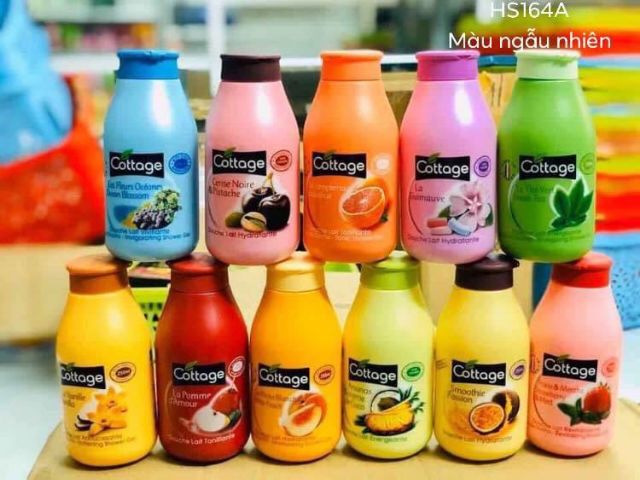 Sữa tắm Cottage Nhiều mùi_ 250ml /1 chai