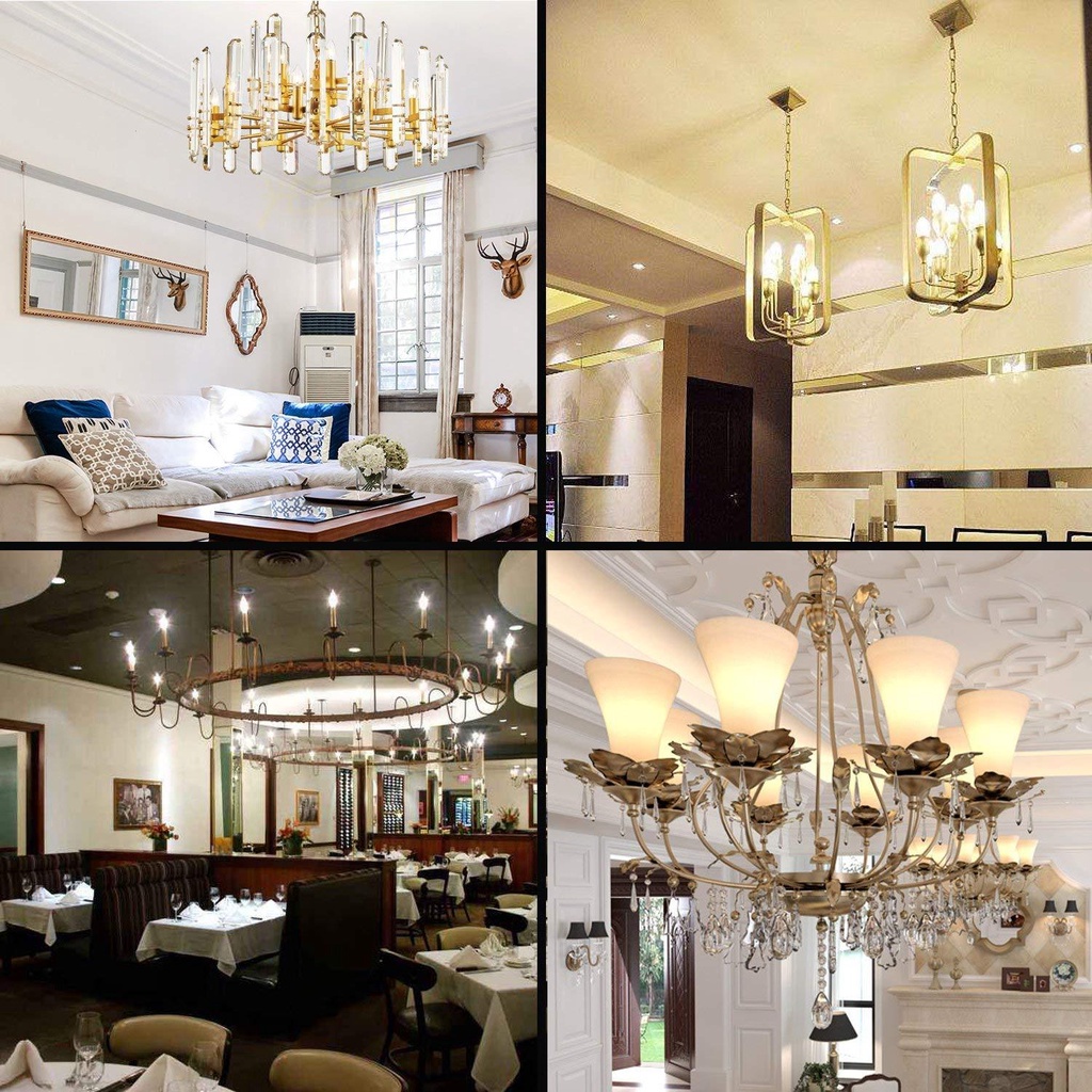 Bóng Đèn Led Trang Trí Trần Nhà 0.5 W 1W 2W E12 E14 110V 220V T20 Tubular 2200K 2700K