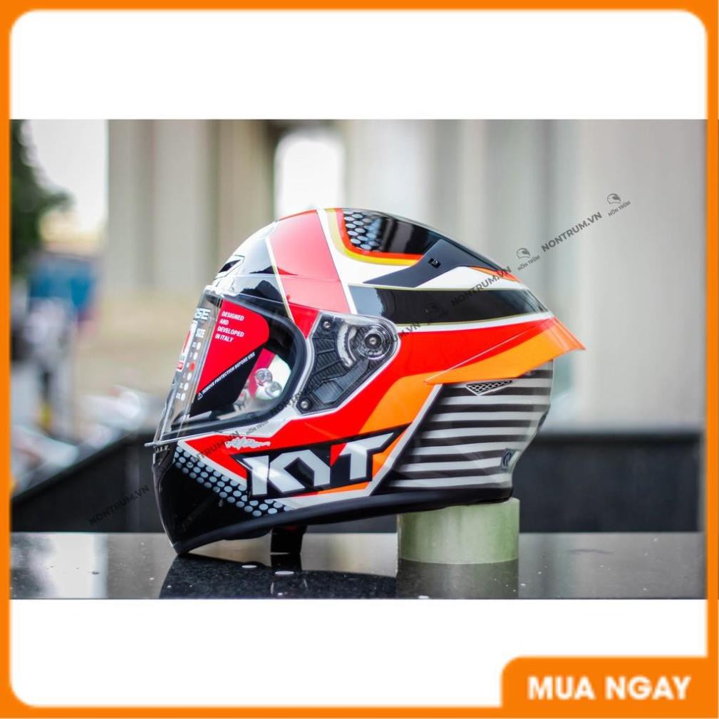 Nón bảo hiểm fullface KYT TT Course size M L XL chính hãng tem Pirro Replica