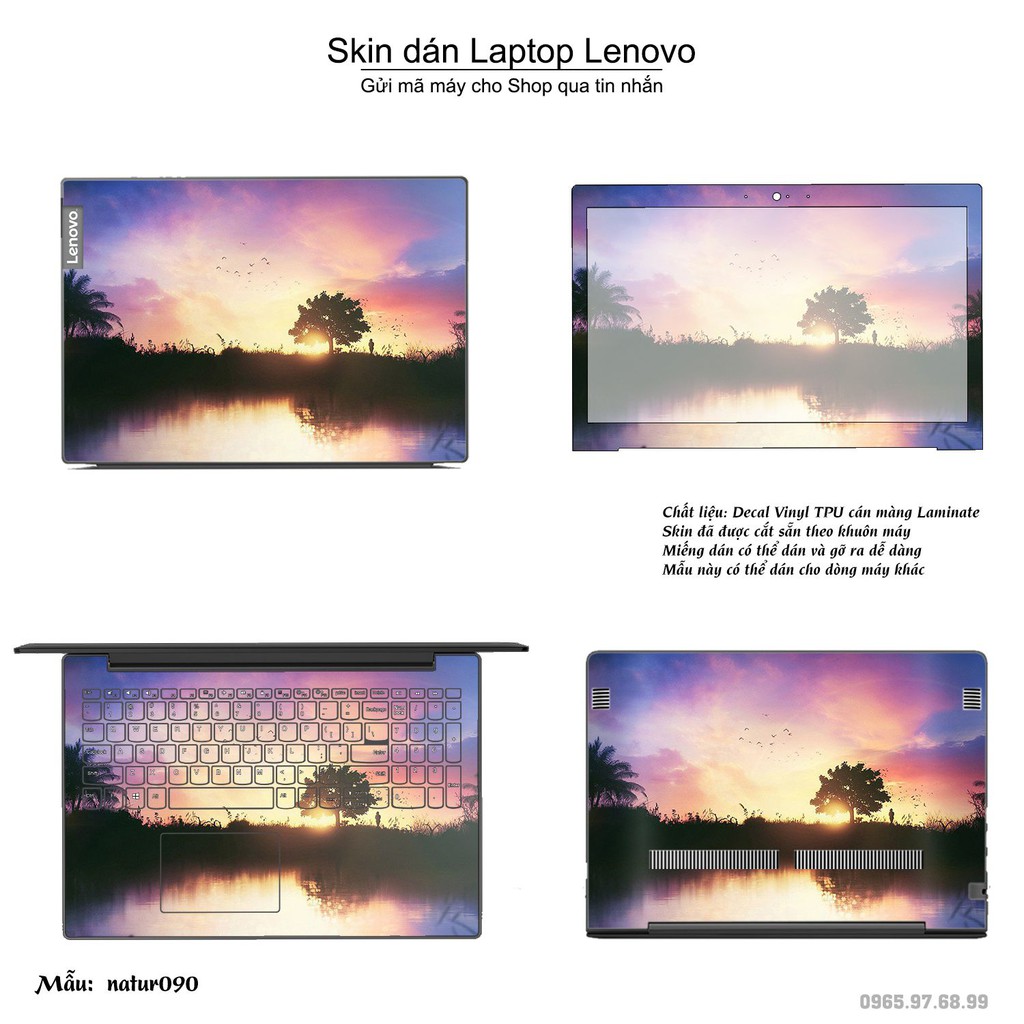 Skin dán Laptop Lenovo in hình thiên nhiên _nhiều mẫu 5 (inbox mã máy cho Shop)