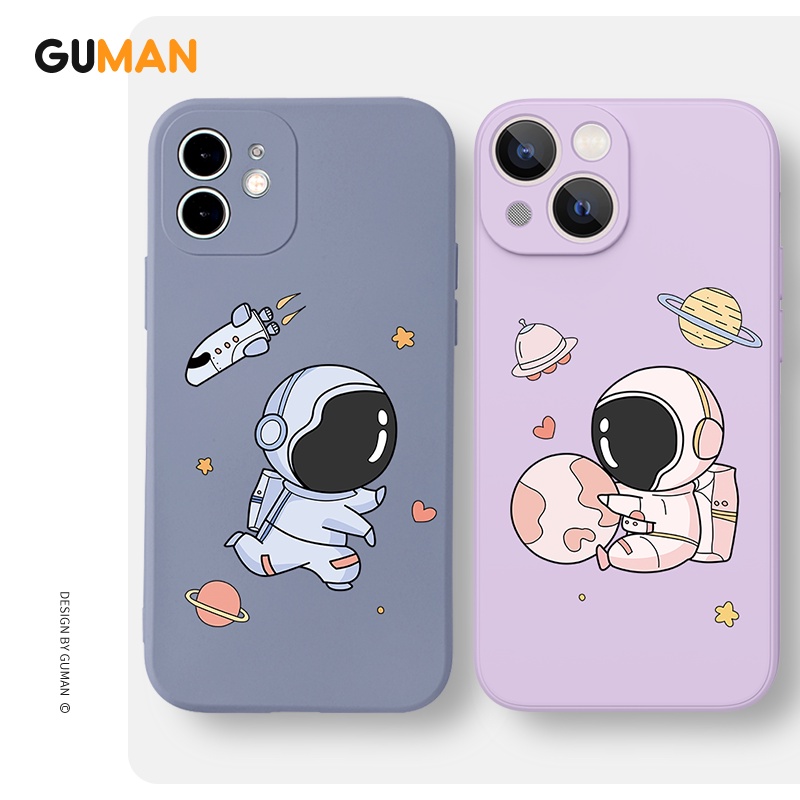 Ốp lưng GUMAN chống sốc cặp đôi dễ thương đẹp cho iPhone 13 12 11 Pro Max SE 2020 X XR XS 8 7 ip 6S 6 Plus kute B169