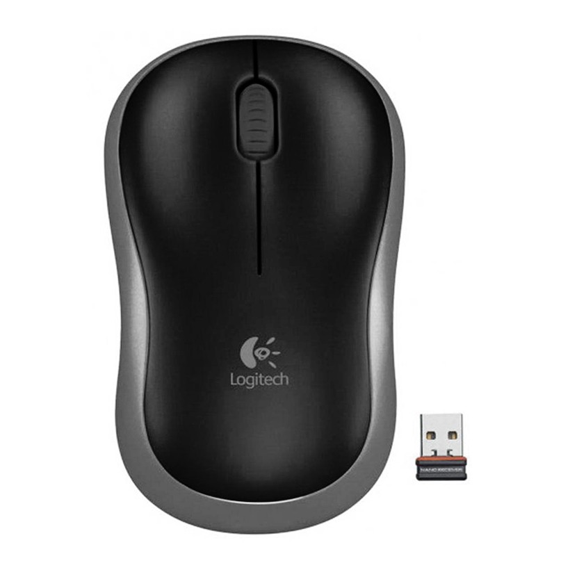 Chuột không dây Logitech dùng cho máy tính, laptop, chuột wireless nhỏ gọn tặng kèm miếng pad lót chuột - HAPOS
