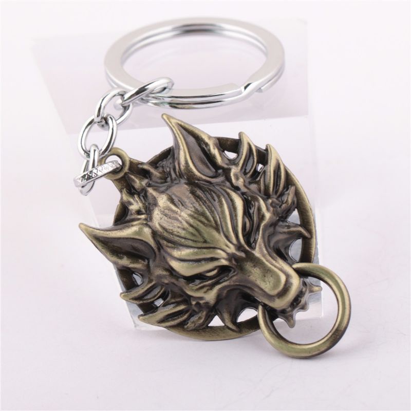 Móc khóa hình đầu sói đầu sói Final Fantasy