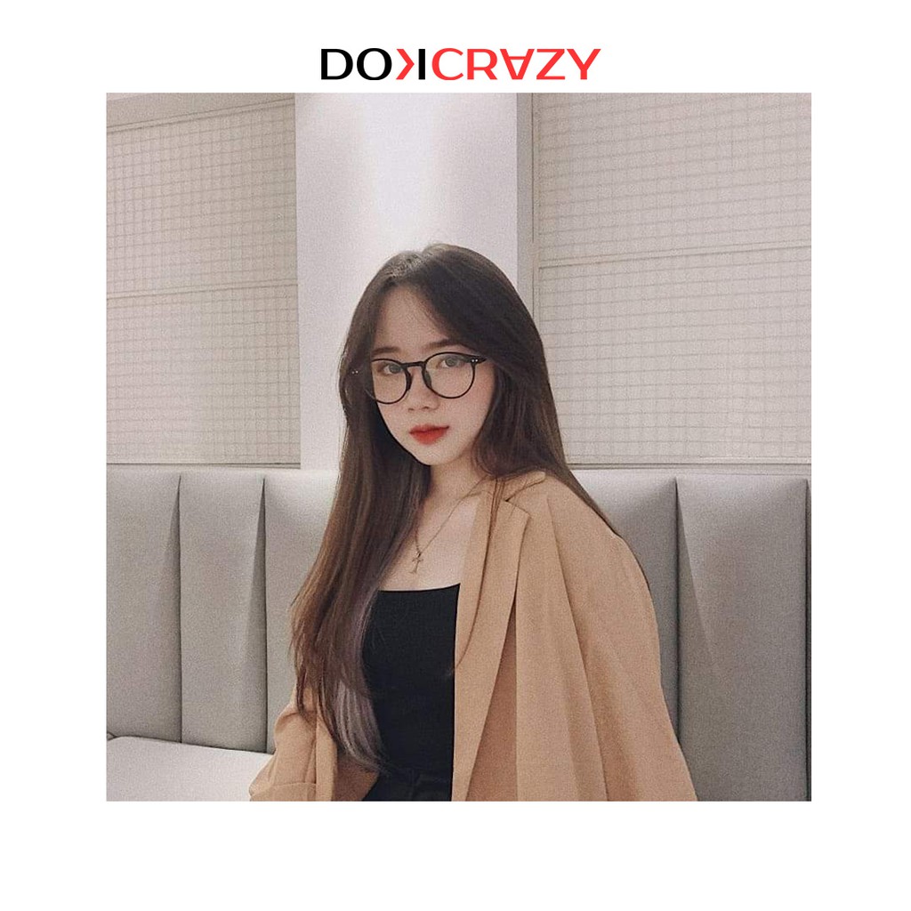 Gọng kính cận nam nữ mắt tròn classic DANO local brand DOKCRAZY chất nhựa dẻo siêu nhẹ thời trang phong cách Hàn Quốc | BigBuy360 - bigbuy360.vn