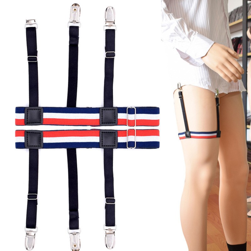 San✔Dây Đai Giữ Áo Sơ Mi Kèm Đai Co Giãn Hiệu Quả Cho Nam Giá Đỡ