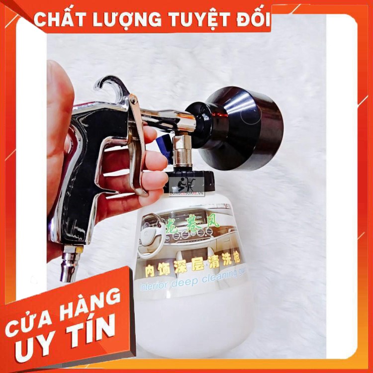 [ GIÁ RẺ NHẤT - HÀNG CHÍNH HÃNG ] SÚNG PHUN BỌT TUYẾT ( LẮP MÁY NÉN KHÍ )(CHO KHÁCH XEM HÀNG)