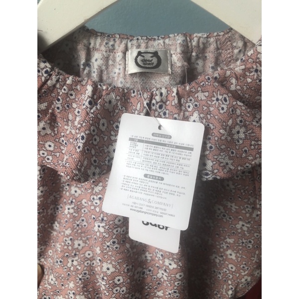 Áo váy bé gái DB 18 tháng 5 tuổi  Áo hoa nhí xuất Hàn cotton xuất dư 0422