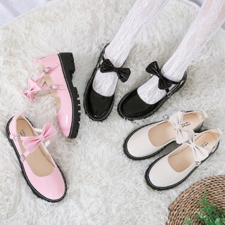 Giày Lolita Búp Bê Nơ Siêu Dễ Thương Và Đáng Yêu Mới